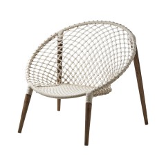 MACRAME OFFWHITE CHAIR - CHAIRS, STOOLS